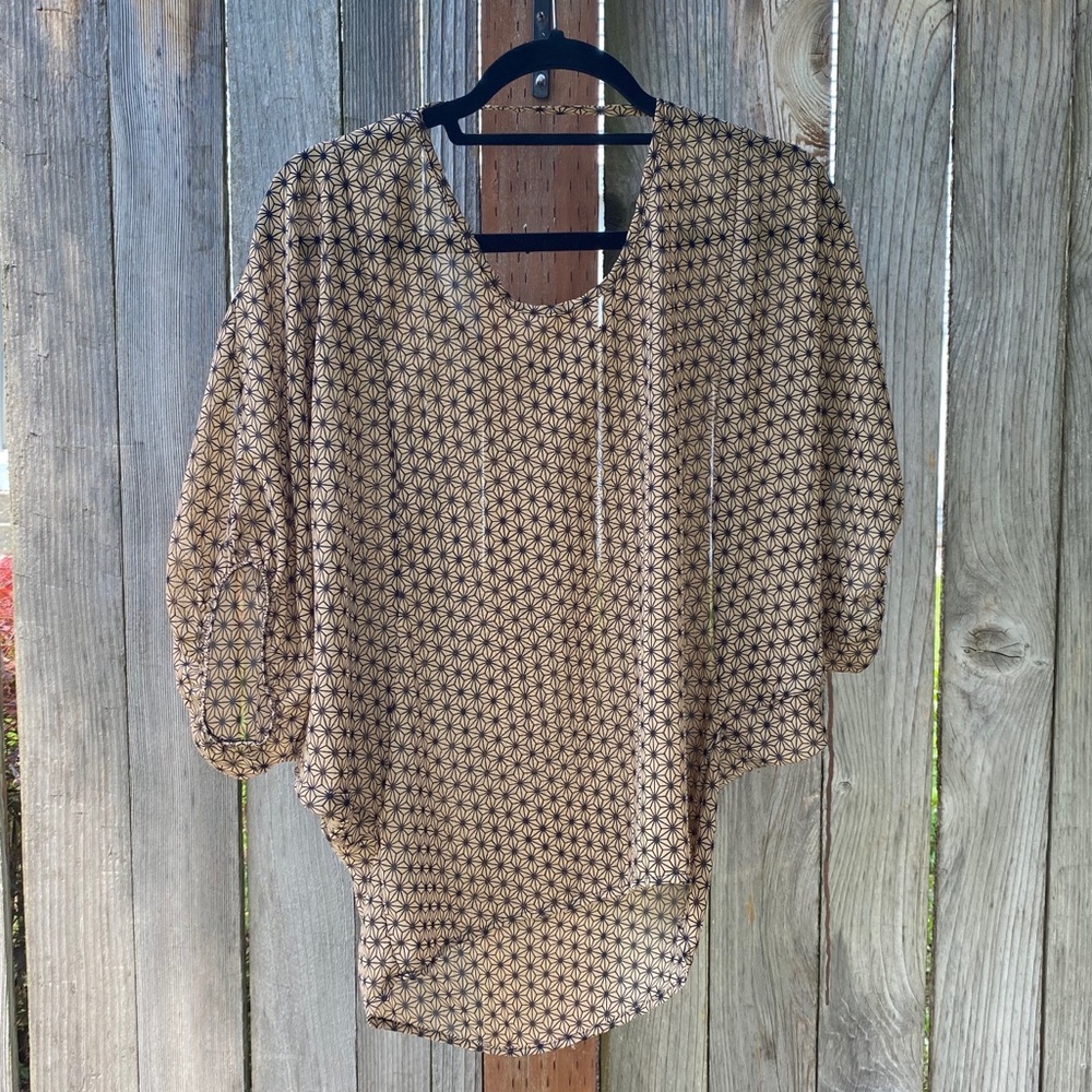 Breezy Sheer Patterned Top